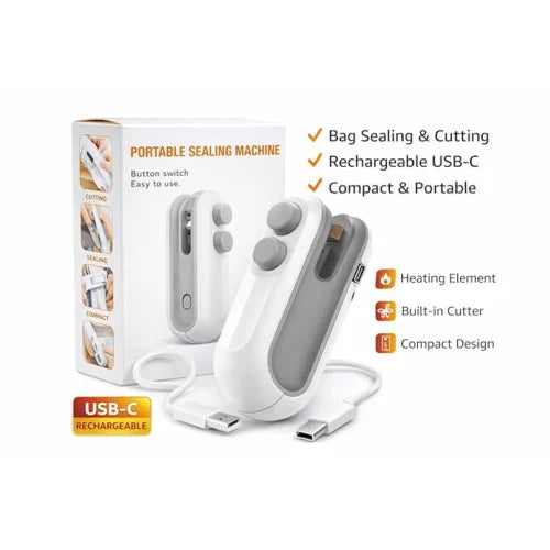 2 in 1 Mini Heat Sealer and Cutter
