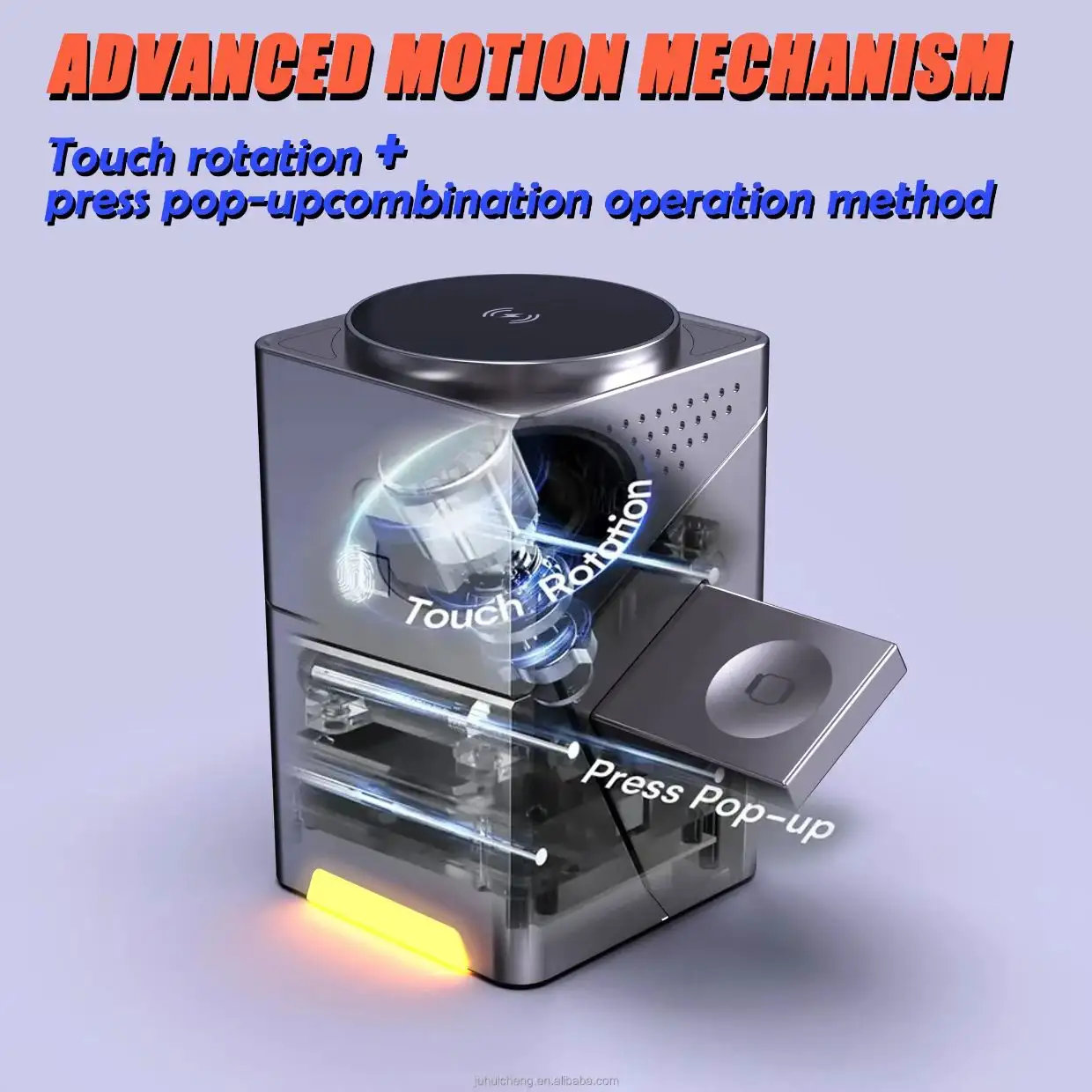 3-in-1 magnetic wireless charging station.