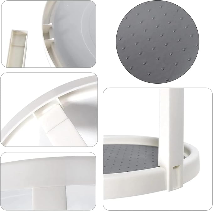 2 Tier Rotating Spice Rack Organizer  360° Kitchen Storage Stand. (2 pcs)