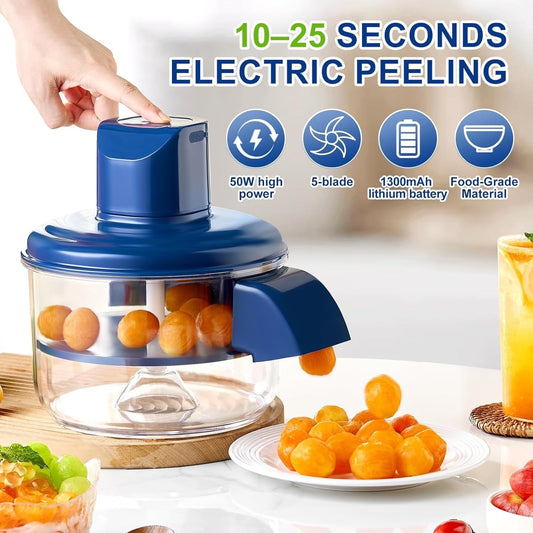 Automatic Peeling Machine For Garlic Fruits And Vegetables.