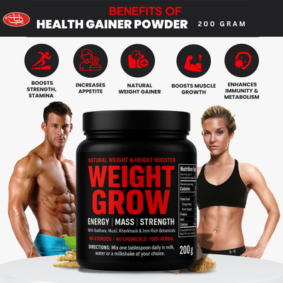 Natural Weight Gainer Max – 200g | Fast Mass Gainer for Muscle Growth & Healthy Weight