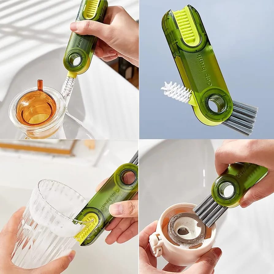 3 in 1 Multifunctional Bottle Cleaning Brush for Bottle Cap
