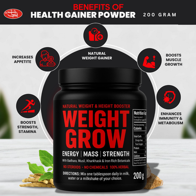 Natural Weight Gainer Max – 200g | Fast Mass Gainer for Muscle Growth & Healthy Weight