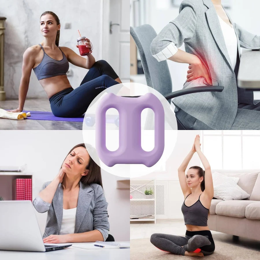 Shop the Electric Fascia Massage Ring with adjustable strap. Rechargeable, cordless deep tissue vibration massager for waist, muscle relief & body toning.