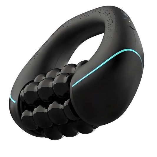 Ergonomic Handheld Muscle Roller Massager – Deep Tissue Body & Cellulite Massage Tool