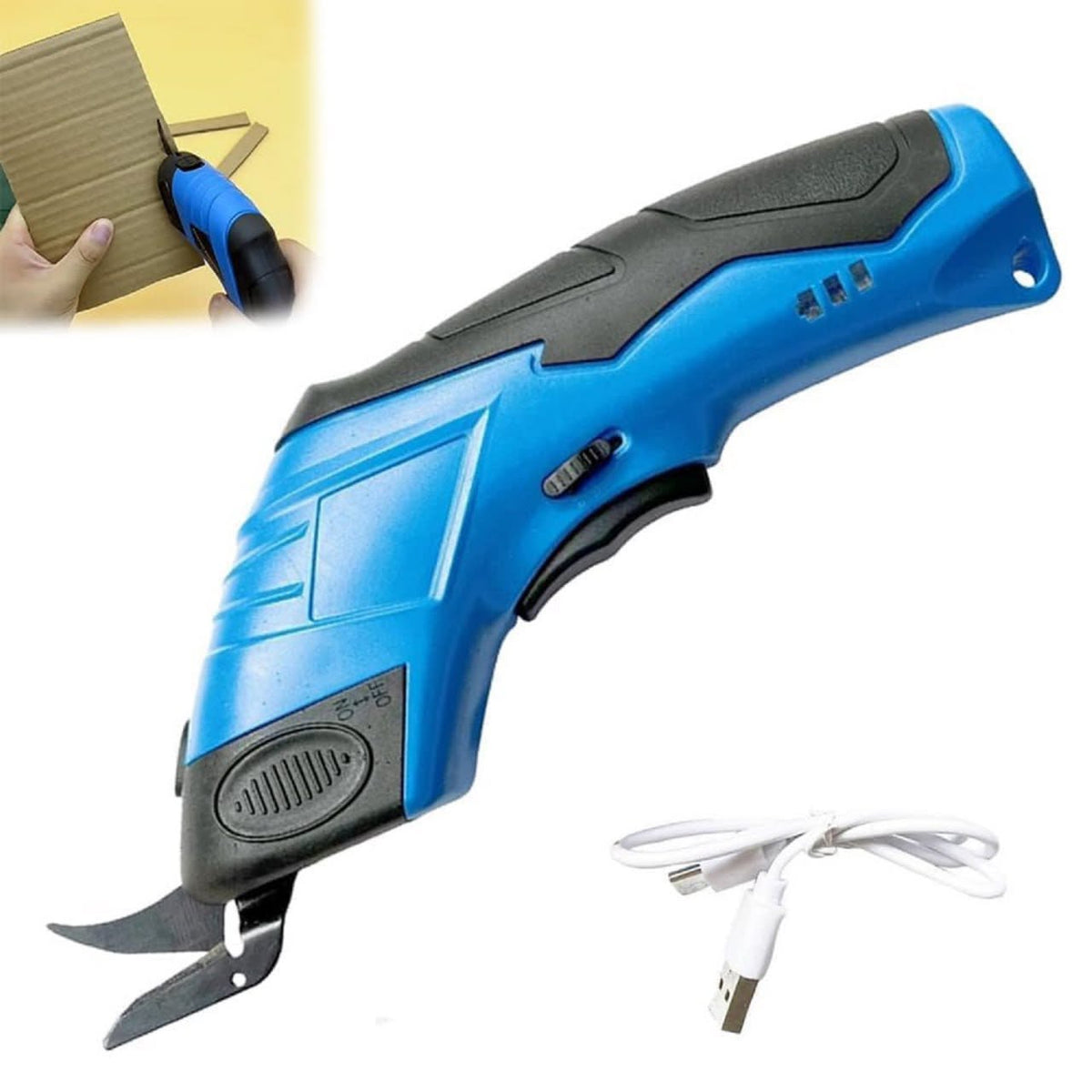 Rechargeable Cordless Electric Fabric Scissors & Craft Cutter.