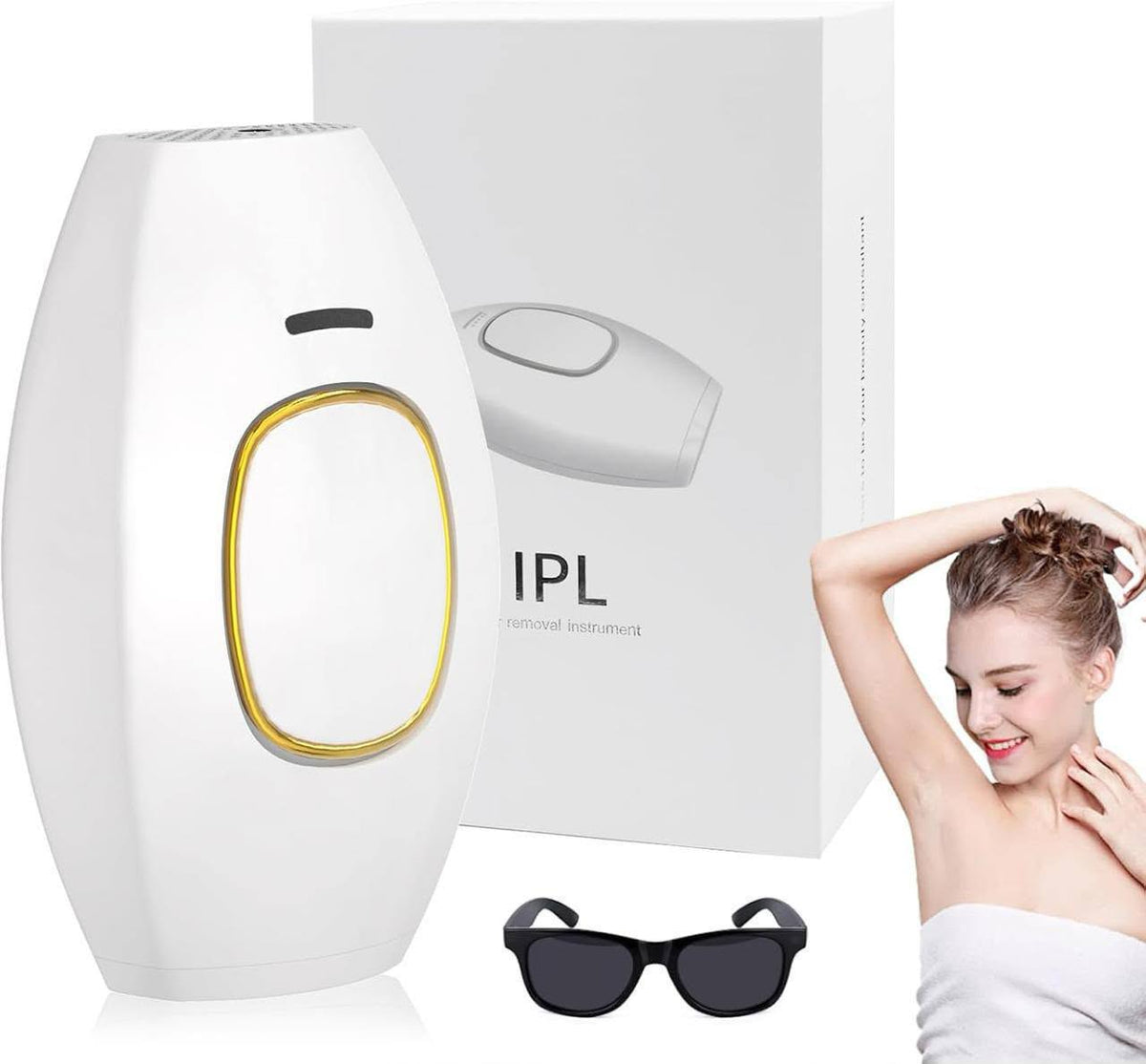 IPL Laser Hair Removal Device – Painless Permanent Hair Removal at Home.