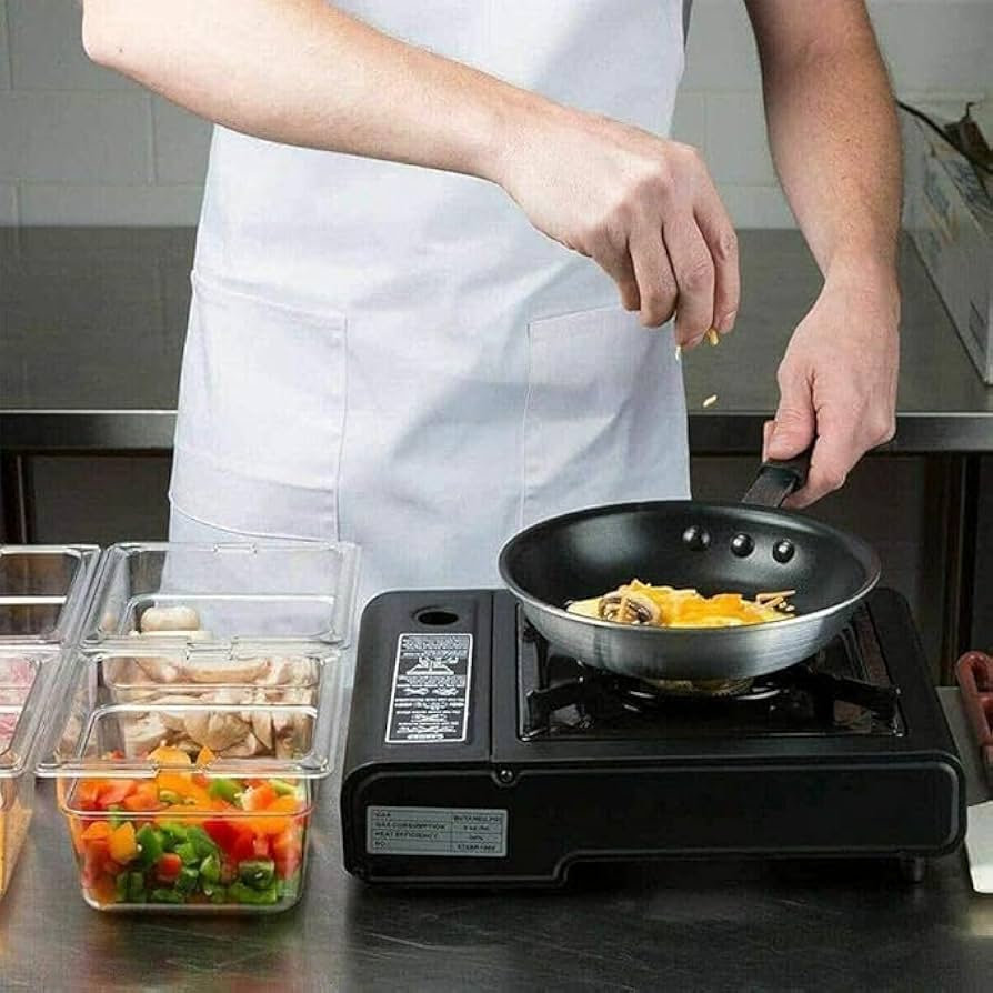 Portable Camping Gas Stove (with Carry Case).