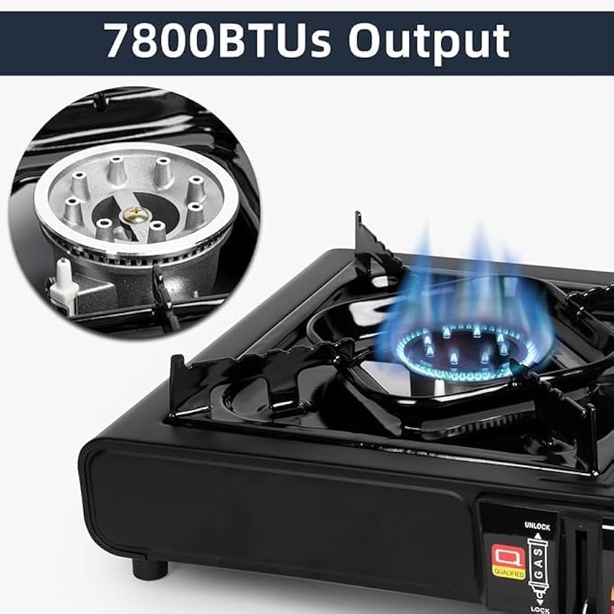 Portable Camping Gas Stove (with Carry Case).