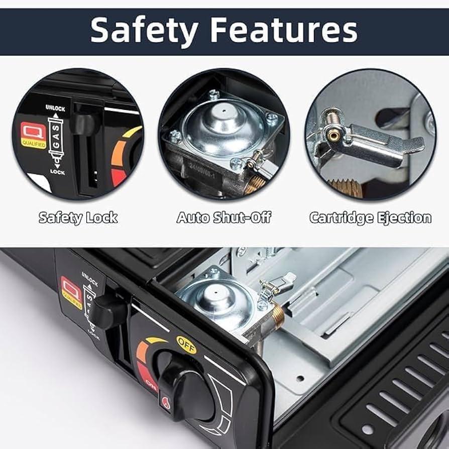 Portable Camping Gas Stove (with Carry Case).
