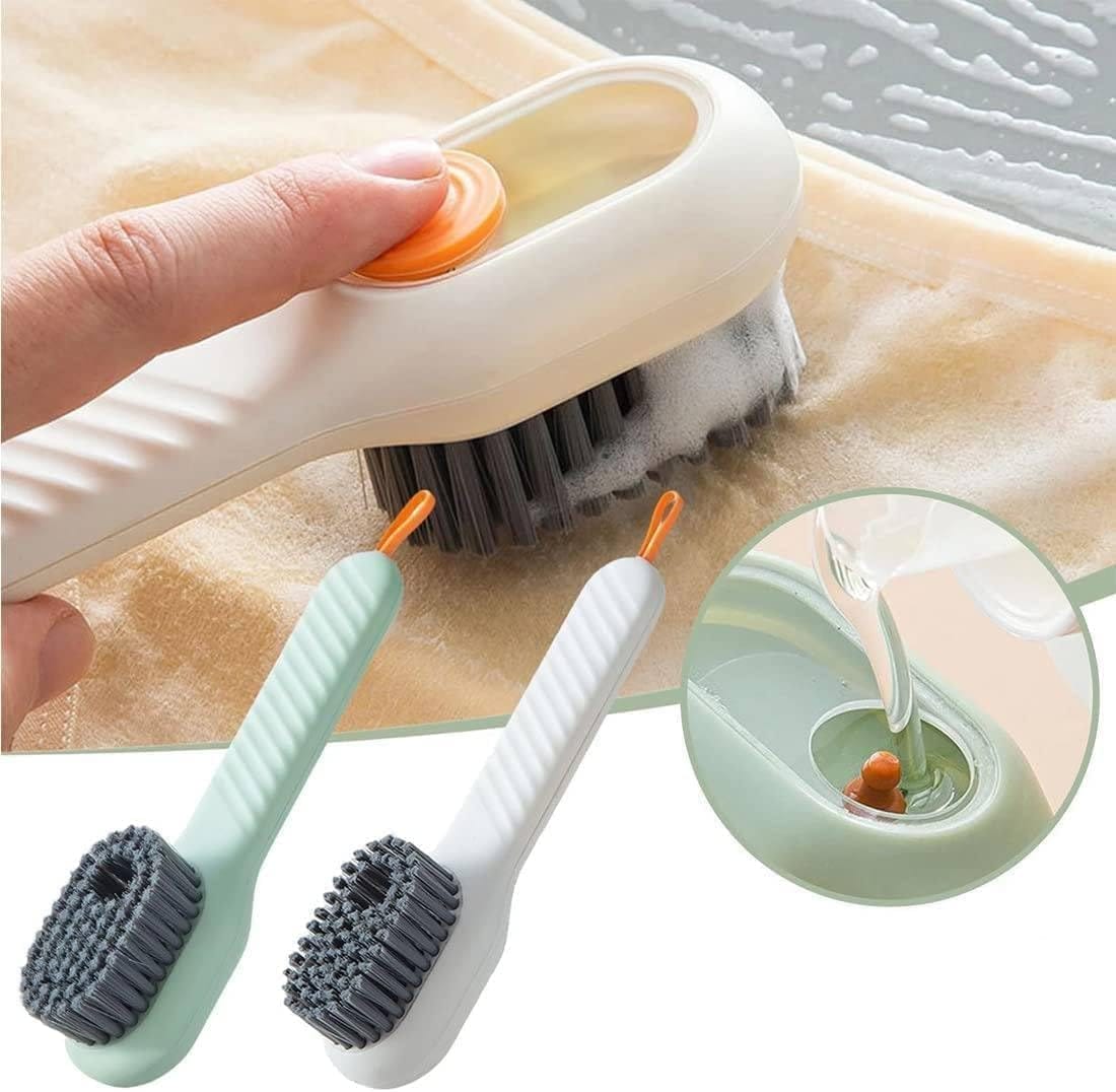 Shoe Cleaning Brush with Soap Dispenser.
