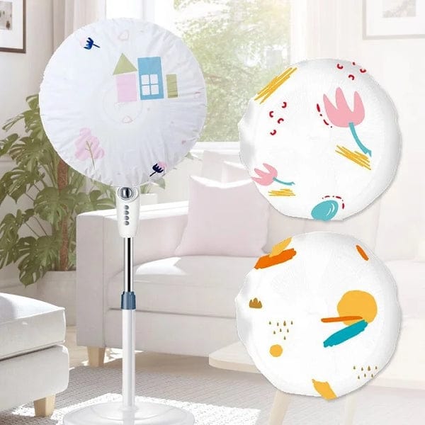 Printed Waterproof Safety & Dust Protection Fan Cover.