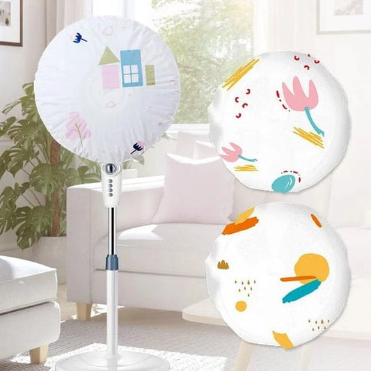 Printed Waterproof Safety & Dust Protection Fan Cover.