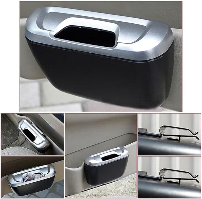 Hanging Mini Dustbin for Car Interior