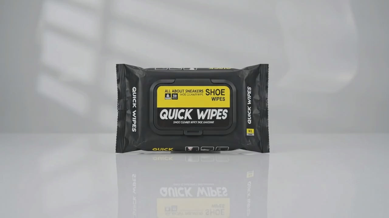 Quick Shoe Cleaner Wipes (80 Pcs) – Instant Dirt & Stain Removal for All Footwear
