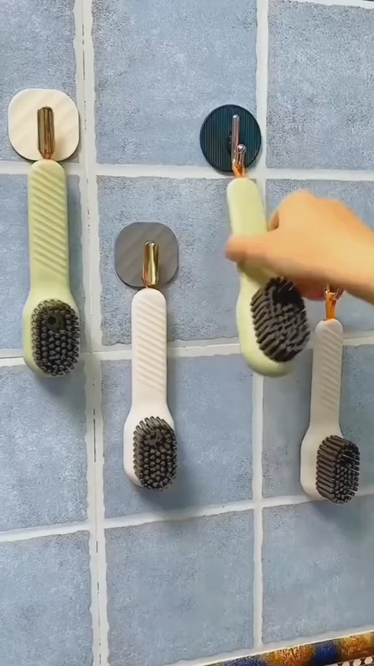 Shoe Cleaning Brush with Soap Dispenser.