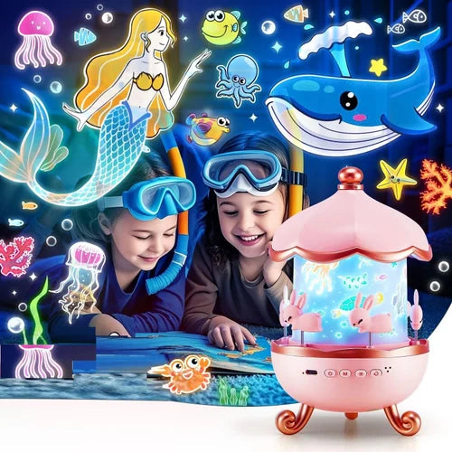 Rabbits Night Light Projector