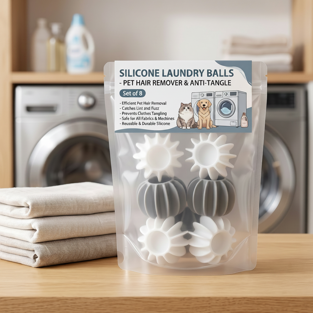 Laundry for Washing Machine Reusable Scrubbing Balls Cleaning and Carel to Prevent Wrinkling and Tangling of Clothes Silicone Dryer Washer Big